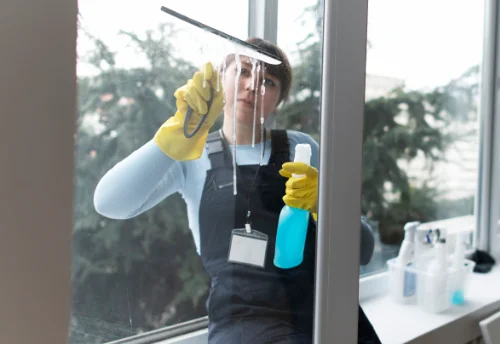 Nettoyage de vitres intérieures et extérieures à Labatut-Rivière